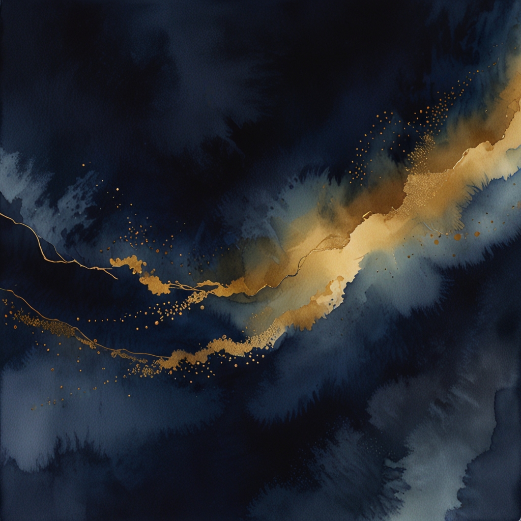 Blood — a dream symbol, watercolor illustration
