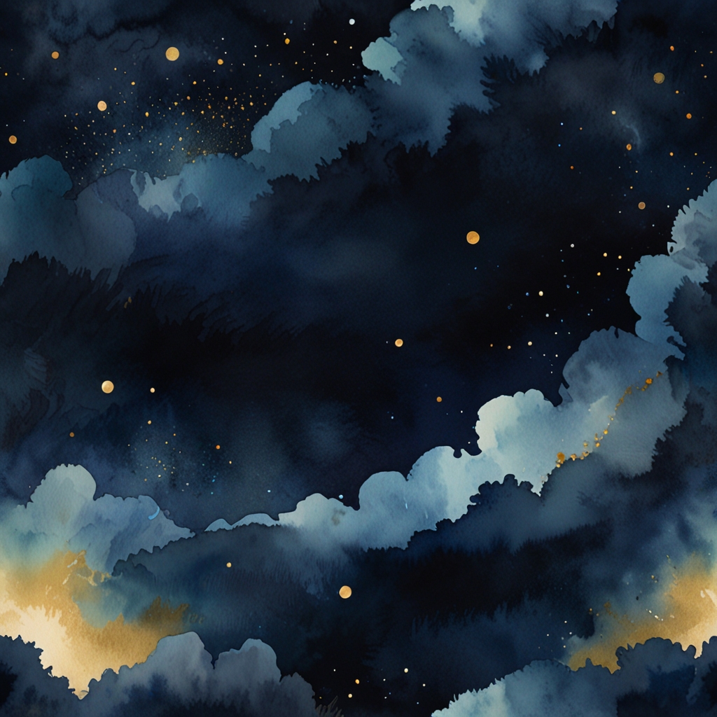 Cave — a dream symbol, watercolor illustration