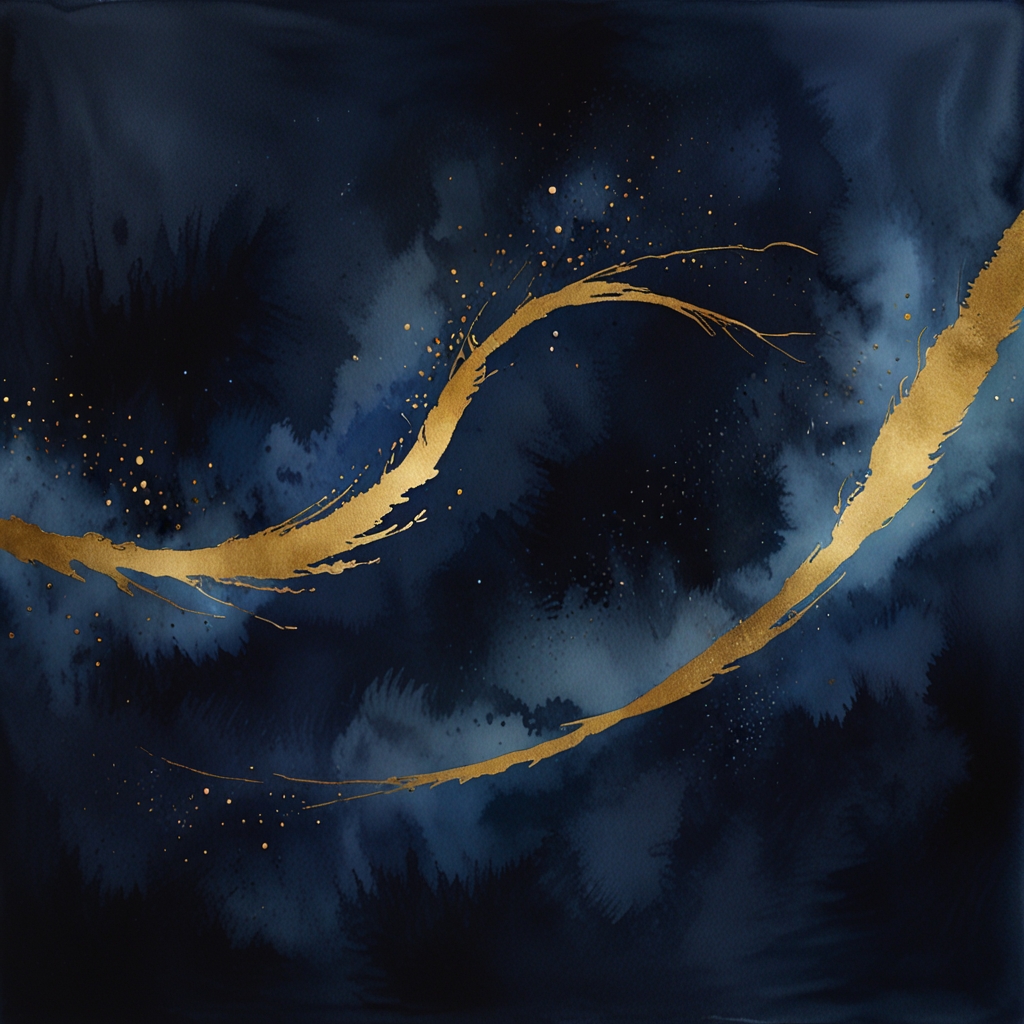 Chain — a dream symbol, watercolor illustration