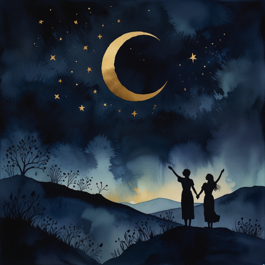 Dance — a dream symbol, watercolor illustration