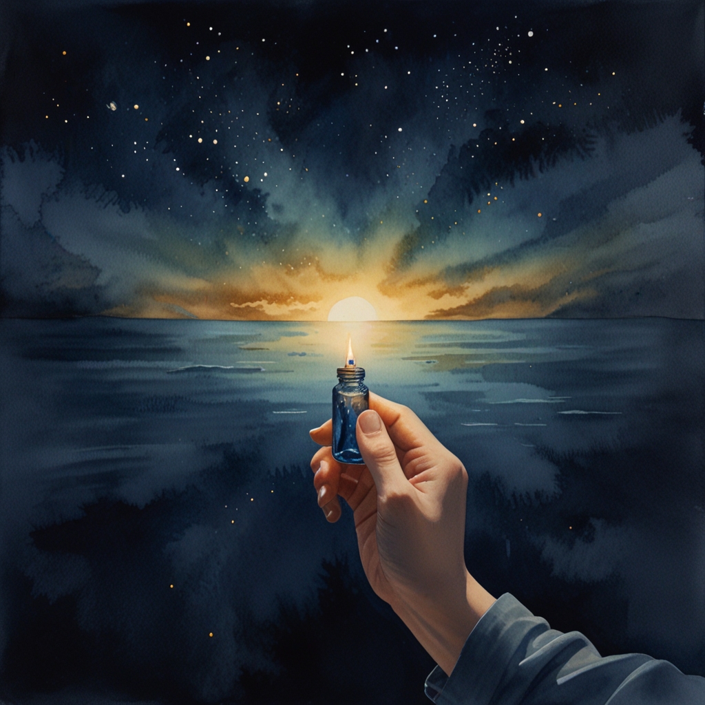 Doctor — a dream symbol, watercolor illustration