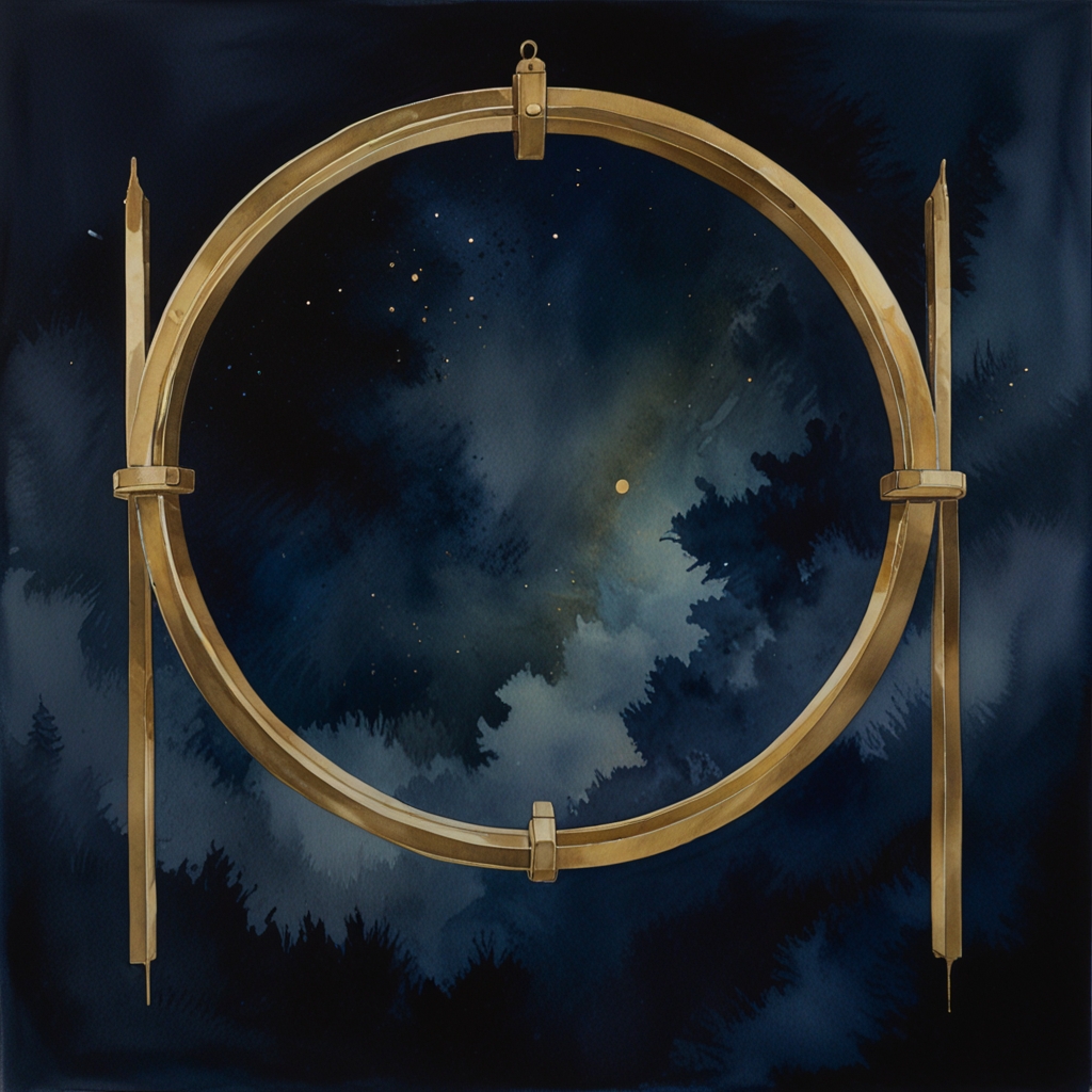 Elevator — a dream symbol, watercolor illustration