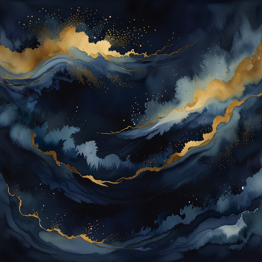 Fight — a dream symbol, watercolor illustration