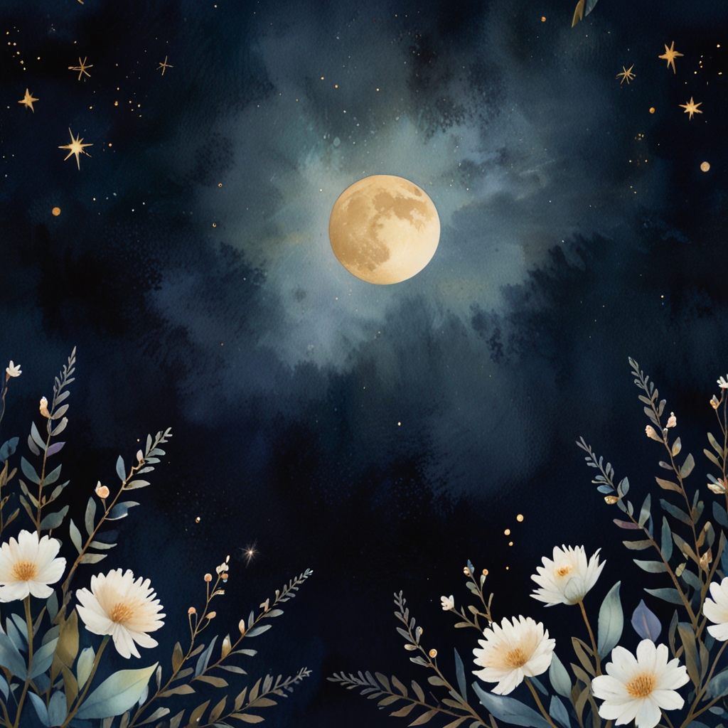 Funeral — a dream symbol, watercolor illustration