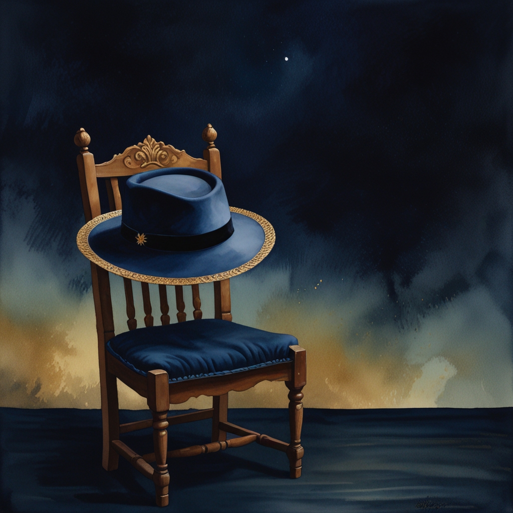 Hat — a dream symbol, watercolor illustration
