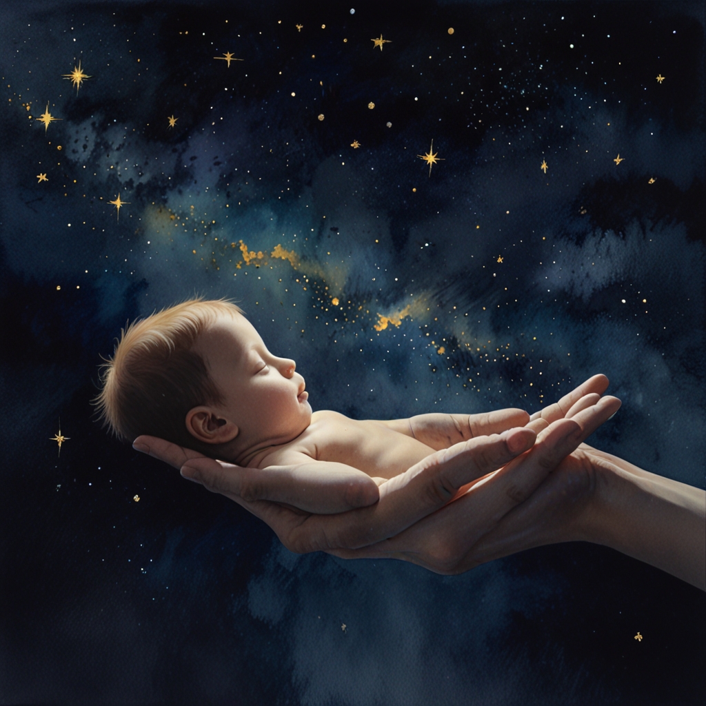 Mother — a dream symbol, watercolor illustration
