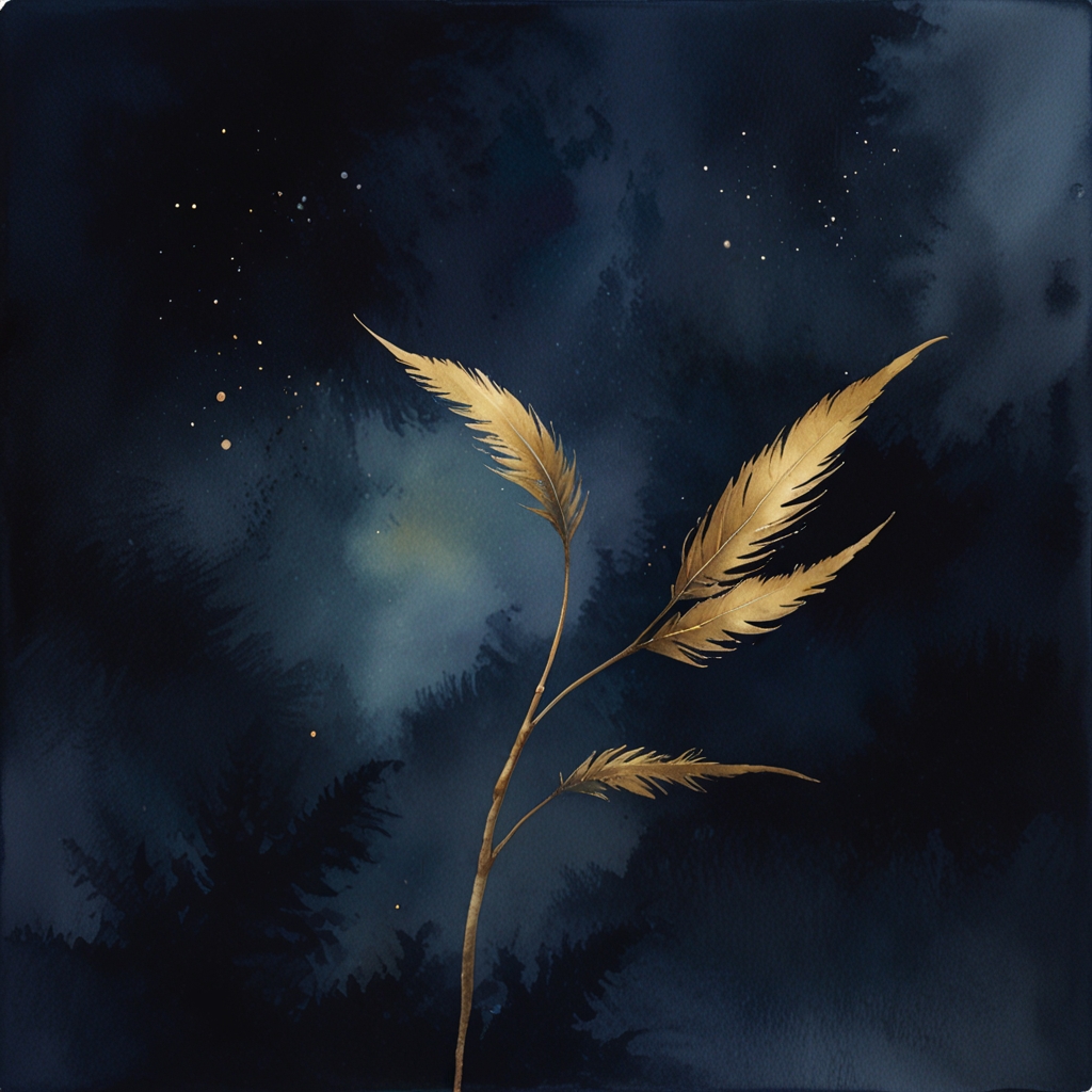 Seed — a dream symbol, watercolor illustration
