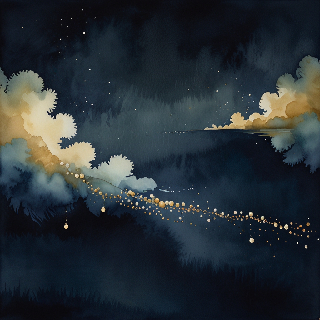 Teeth — a dream symbol, watercolor illustration