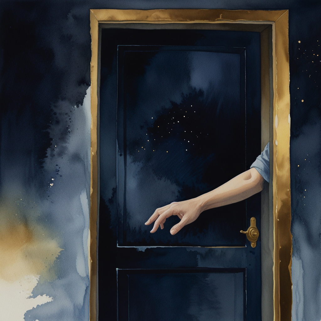 Thief — a dream symbol, watercolor illustration