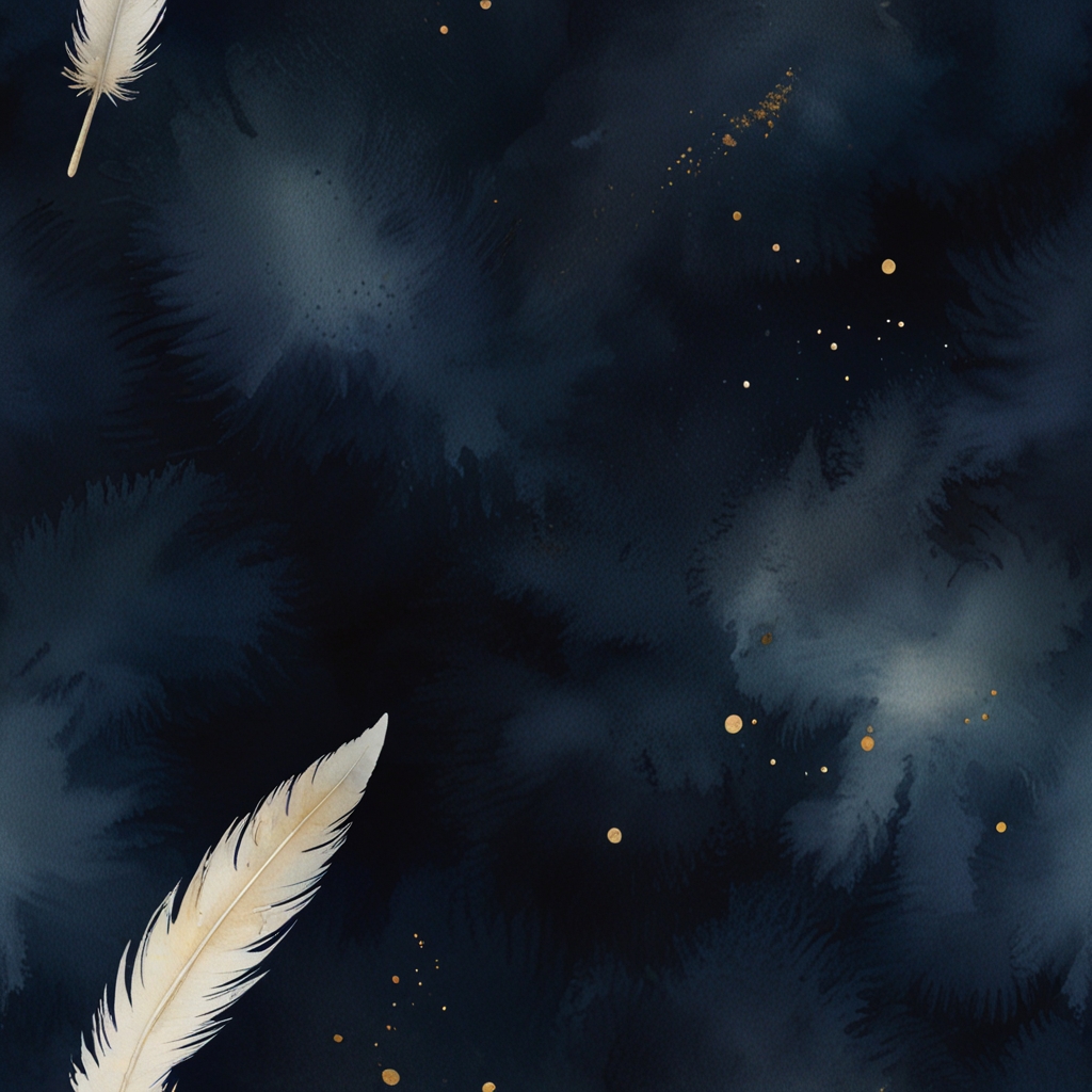 The color white — a dream symbol, watercolor illustration